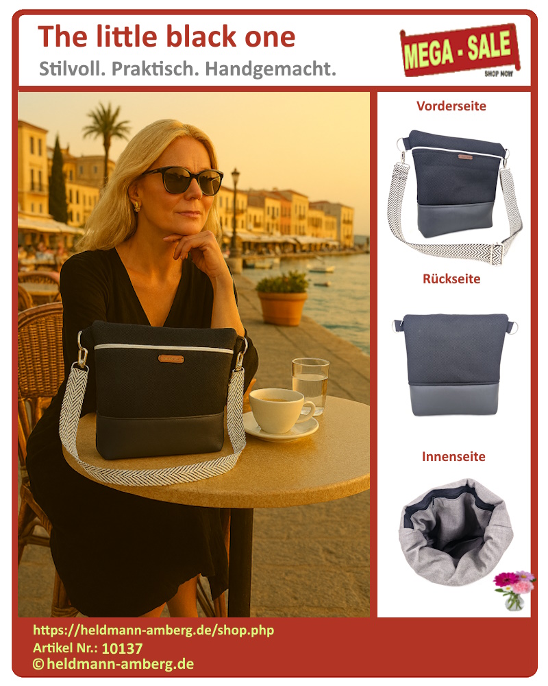 10137 Elegant Black Shoulderbag