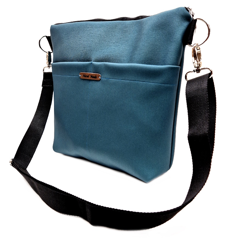 10026 Damen-Schulter-Tasche Turquoise Chic Carry Seitenansicht rechts