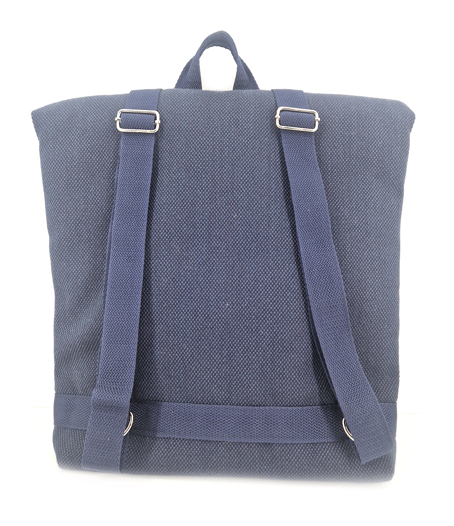 10049 Blütenblauer Damen-Rucksack Rückseite