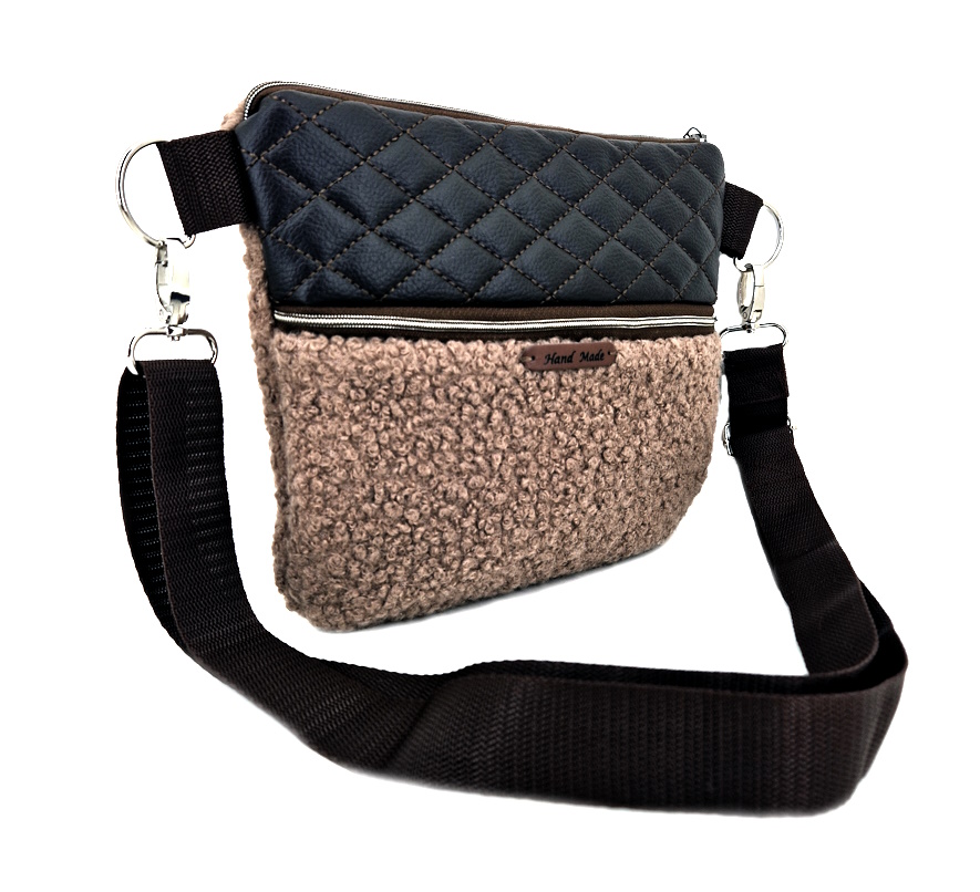 10051 Bouclé & Kunstleder Chic Seitenasicht links