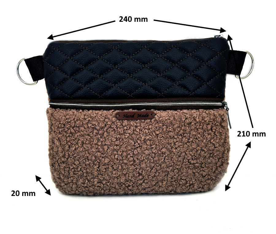 10051 Bouclé & Kunstleder Chic Maße