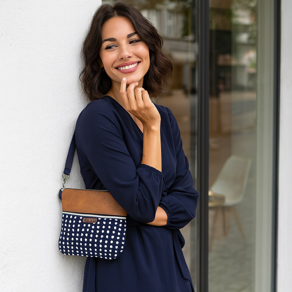 10053 Polka Chic Schultertasche