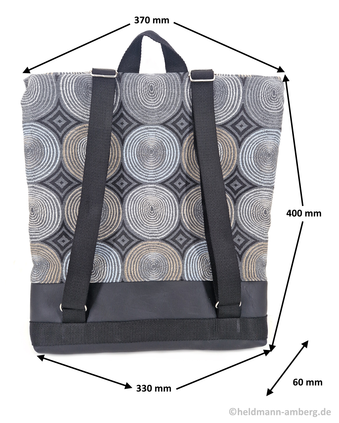 10058 Einzigartiger Damen-Rucksack Maße