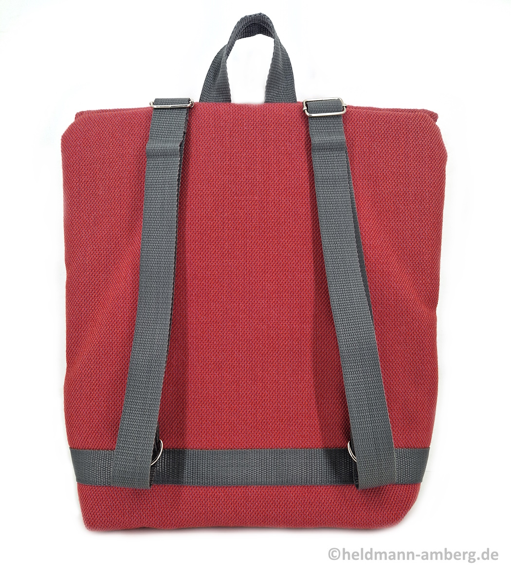 10059 Handgefertigter Damen-Rucksack Rückseite