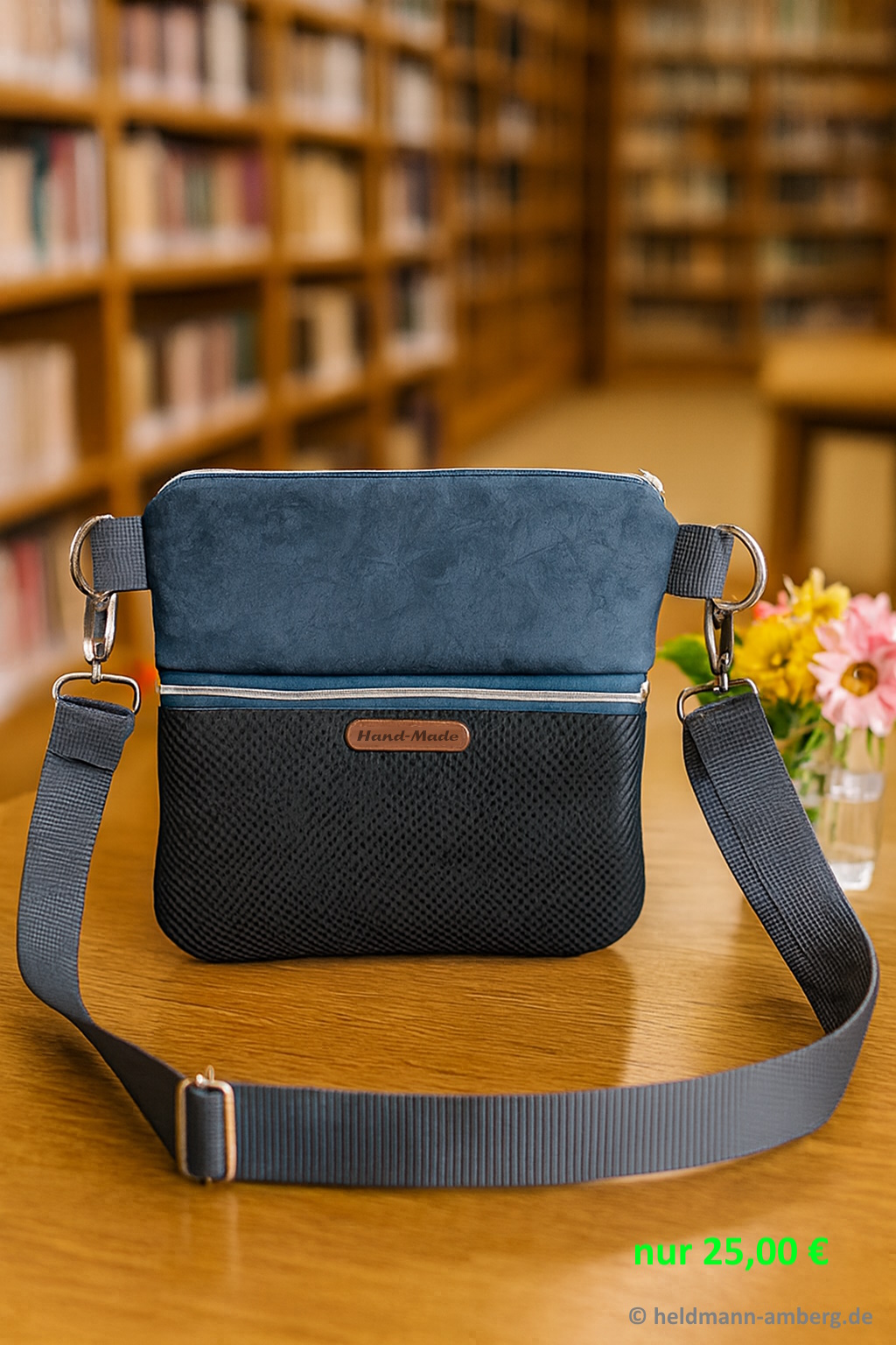 10071 Eleganz in Blau & Grau Vorderseite