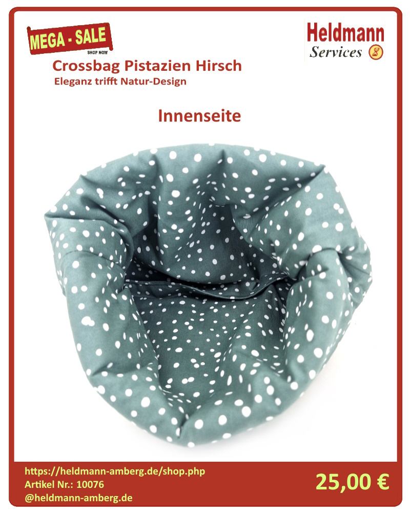 10076 Crossbag Pistazien Hirsch Innenseite