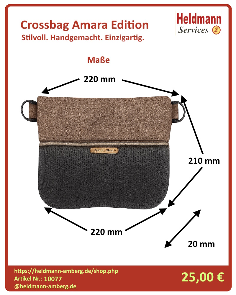 10077 Crossbag Amara Edition Maße