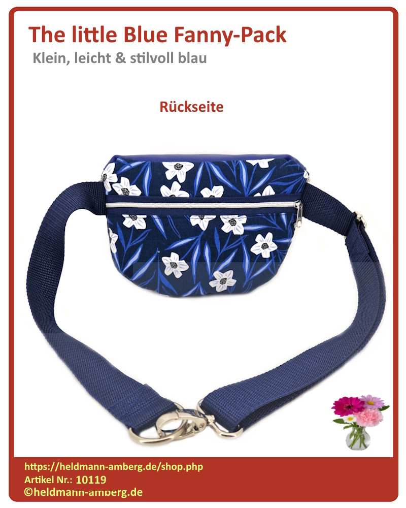 10119 The little Blue Fanny-Pack Rückseite
