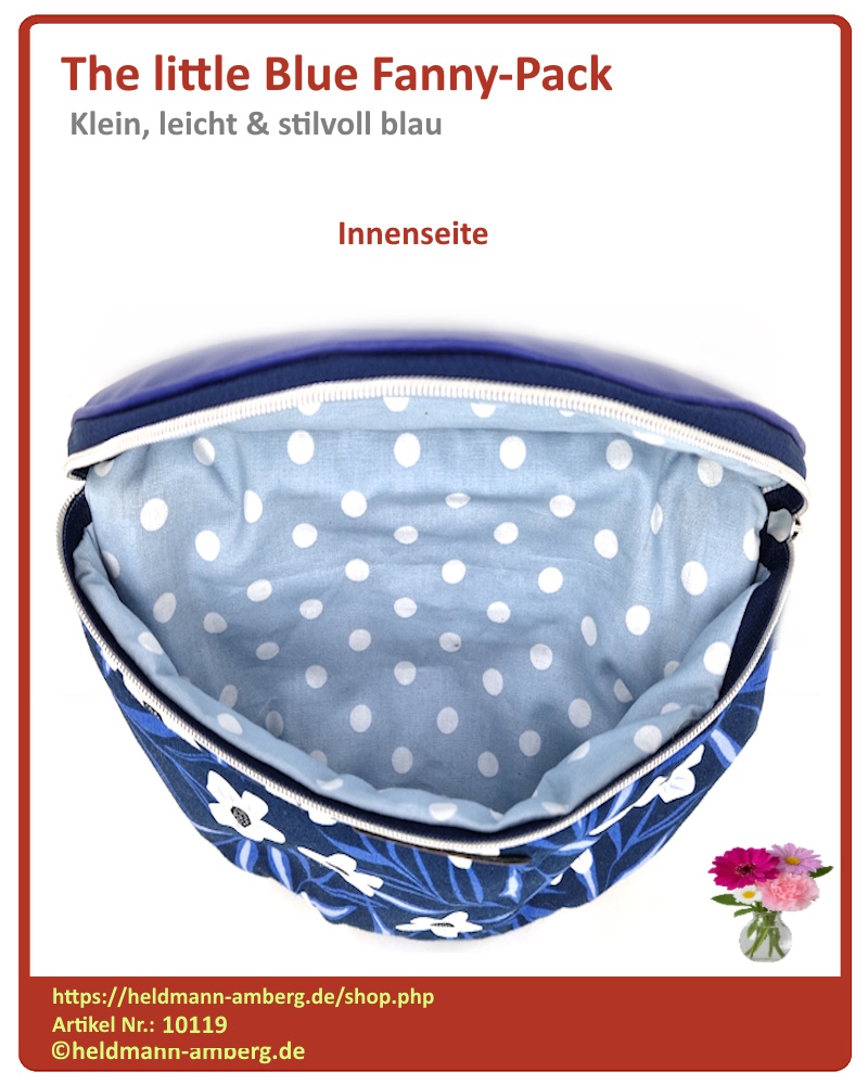 10119 The little Blue Fanny-Pack Innenseite