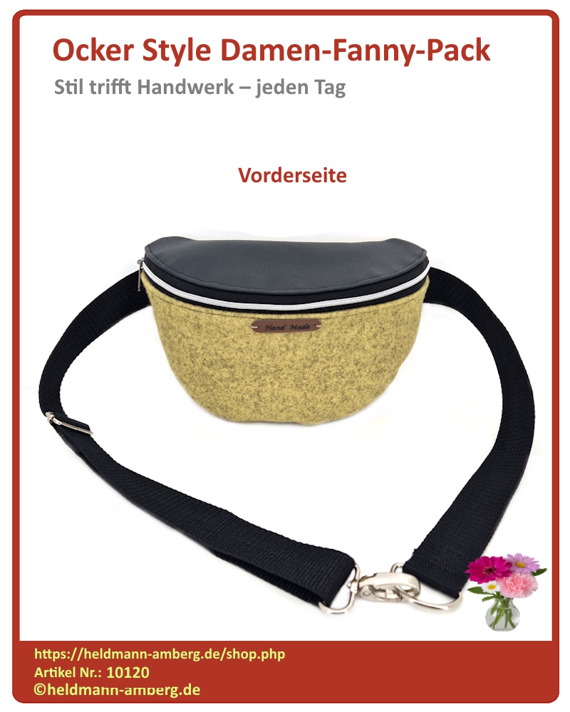 10120 Ocker Style Damen-Fanny-Pack Vorderseite
